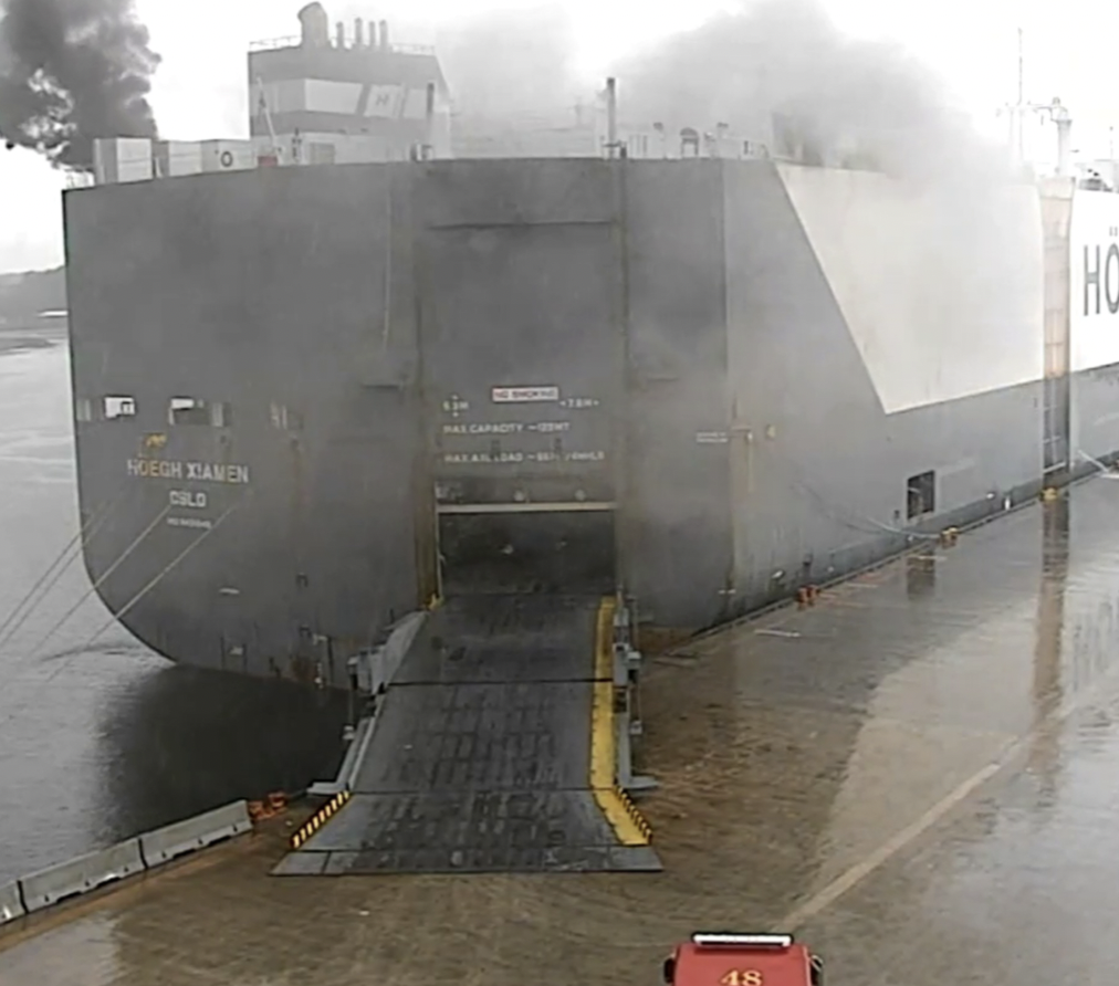 Saltwater intrusion causes damage to electronic vehicle batteries